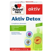 Illustration of the product packaging Doppelherz aktiv Aktiv Detox front view